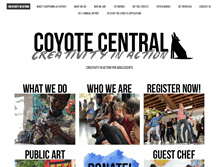 Tablet Screenshot of coyotecentral.org